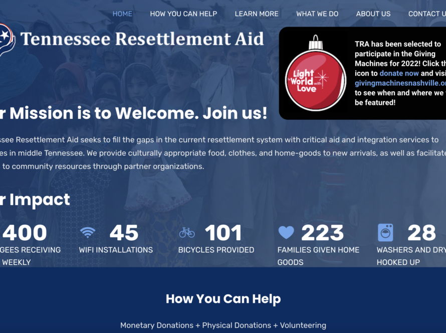 TN Resettlement Aid Website Migration